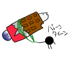 Mr.Guppy and Brackball sticker #3041049