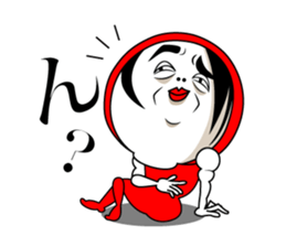 Mr.Red tights. sticker #3041376