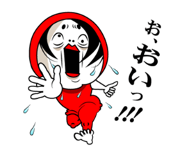 Mr.Red tights. sticker #3041381