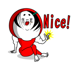 Mr.Red tights. sticker #3041384