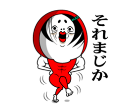 Mr.Red tights. sticker #3041385