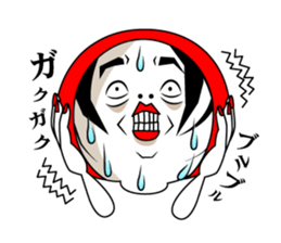 Mr.Red tights. sticker #3041393