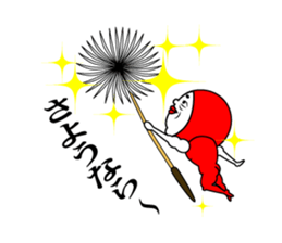 Mr.Red tights. sticker #3041408