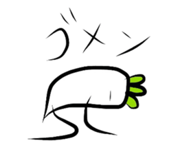 daikon and ninjin sticker #3041503