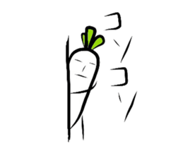daikon and ninjin sticker #3041513