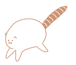 Earthworm Cat sticker #3041691