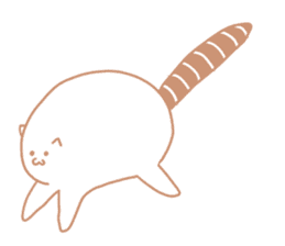 Earthworm Cat sticker #3041691
