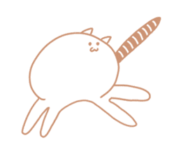 Earthworm Cat sticker #3041693