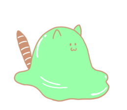 Earthworm Cat sticker #3041711