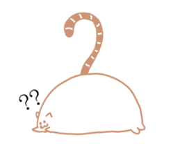 Earthworm Cat sticker #3041712
