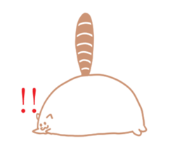 Earthworm Cat sticker #3041713