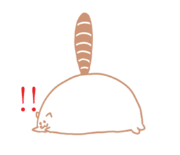 Earthworm Cat sticker #3041713