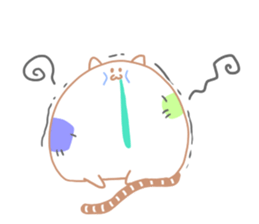 Earthworm Cat sticker #3041726