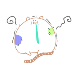 Earthworm Cat sticker #3041726