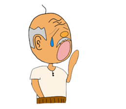 Old people Mr.Kimura is still young sticker #3041732