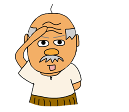 Old people Mr.Kimura is still young sticker #3041734