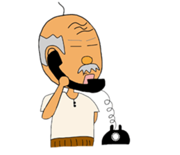 Old people Mr.Kimura is still young sticker #3041736