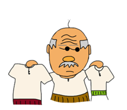 Old people Mr.Kimura is still young sticker #3041741