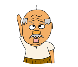 Old people Mr.Kimura is still young sticker #3041743