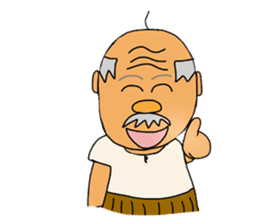 Old people Mr.Kimura is still young sticker #3041744