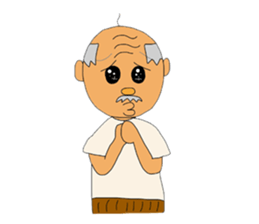 Old people Mr.Kimura is still young sticker #3041751