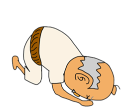 Old people Mr.Kimura is still young sticker #3041752