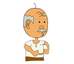 Old people Mr.Kimura is still young sticker #3041754