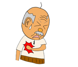 Old people Mr.Kimura is still young sticker #3041756