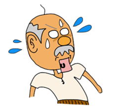 Old people Mr.Kimura is still young sticker #3041758