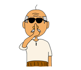 Old people Mr.Kimura is still young sticker #3041759