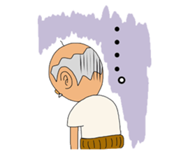 Old people Mr.Kimura is still young sticker #3041760