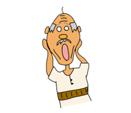 Old people Mr.Kimura is still young sticker #3041764