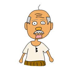 Old people Mr.Kimura is still young sticker #3041766
