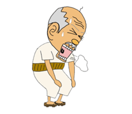 Old people Mr.Kimura is still young sticker #3041768