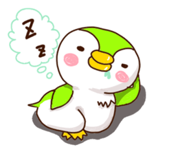 The penguins in between sticker #3041974