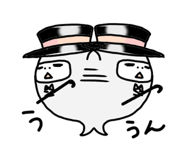 gentleman POM sticker #3042029