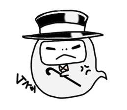 gentleman POM sticker #3042047