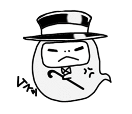 gentleman POM sticker #3042047