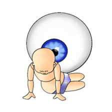 I & Eyeball sticker #3042542