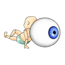 I & Eyeball sticker #3042544