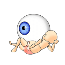 I & Eyeball sticker #3042545
