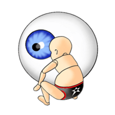 I & Eyeball sticker #3042550