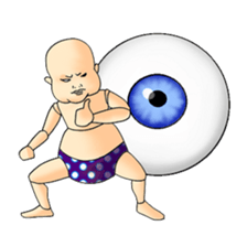 I & Eyeball sticker #3042560