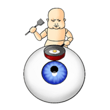 I & Eyeball sticker #3042566