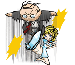 Super selfish! The beautiful women sticker #3042623