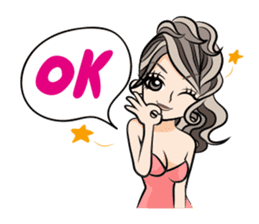 Super selfish! The beautiful women sticker #3042650