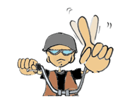 I LOVE American Motorcycle!! Ver.2 sticker #3042935