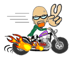 I LOVE American Motorcycle!! Ver.2 sticker #3042943