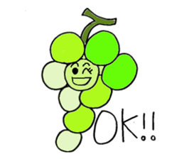 Grape Boy from Yamanashi sticker #3043224
