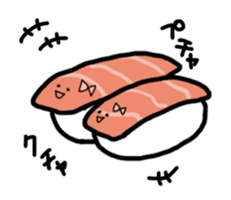 I'd like to eat sushi. sticker #3043676